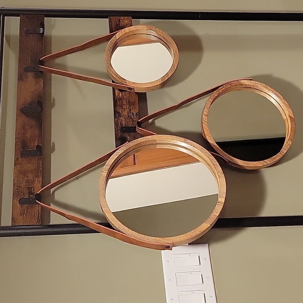 Set of 3 mirrors